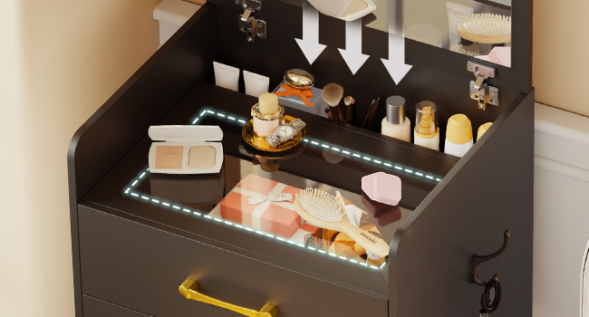 tocador de maquillaje vanity