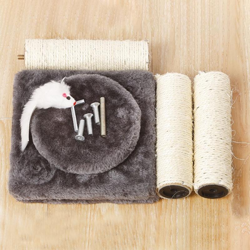 Juguete De Salto Para Gatos Con Estructura Escalada Sisal