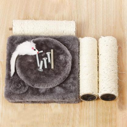 Juguete De Salto Para Gatos Con Estructura Escalada Sisal