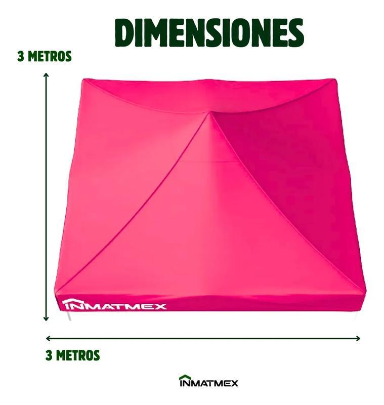 CARPA PLEGABLE 3X3 IMPERMEABLE PARA EVENTOS Y EXTERIOR
