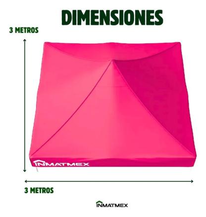 CARPA PLEGABLE 3X3 IMPERMEABLE PARA EVENTOS Y EXTERIOR