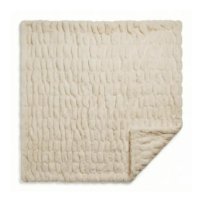 Manta Bubble Hug Blanket Textura Tridimensional y Fibras Ultrasuaves para Un Confort Único y Diseño Moderno
