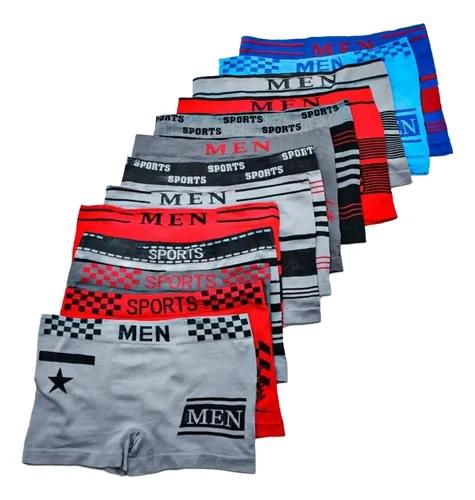 12Pz Boxer Hombre Ropa Interior Para Hombre Comodos Unitalla Modelos y Colores Sorpresa