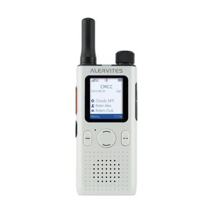 (FABRICADO POR BAOFENG) AT1 Walkie Talkie PoC 4G con app móvil gratuita de por vida. Comunicación privada de larga distancia, control en segundo plano, historial de chat encriptado y alcance de más de 10,000 millas. Ideal para trabajo, seguridad, logístic