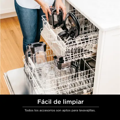 Ninja Licuadora Sistema de Cocina 1400W | Jarra 72 oz + Procesador 8 Tazas + 2 Vasos 24 oz | 5 Programas Auto-iQ | Masa, Picar, Smoothies y Frozen | Apto Lavavajillas | BN801