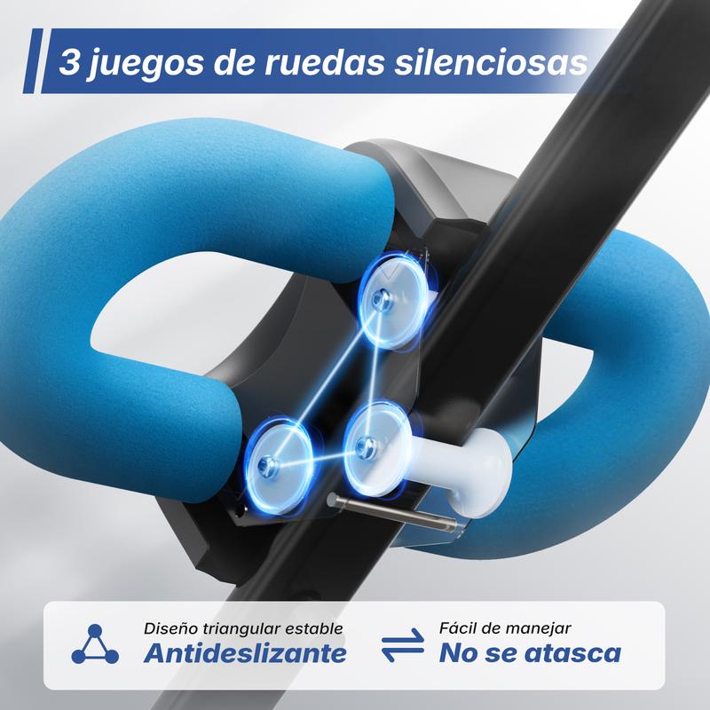 MERACH Máquina Entrenadora Abdominal Ajustable con Monitor LCD, Ejercicio Plegable para Núcleo, Brazos, Piernas y Glúteos, Acero Premium, 5 Niveles de Ajuste, Seguimiento Automático, 440 Libras Capacidad