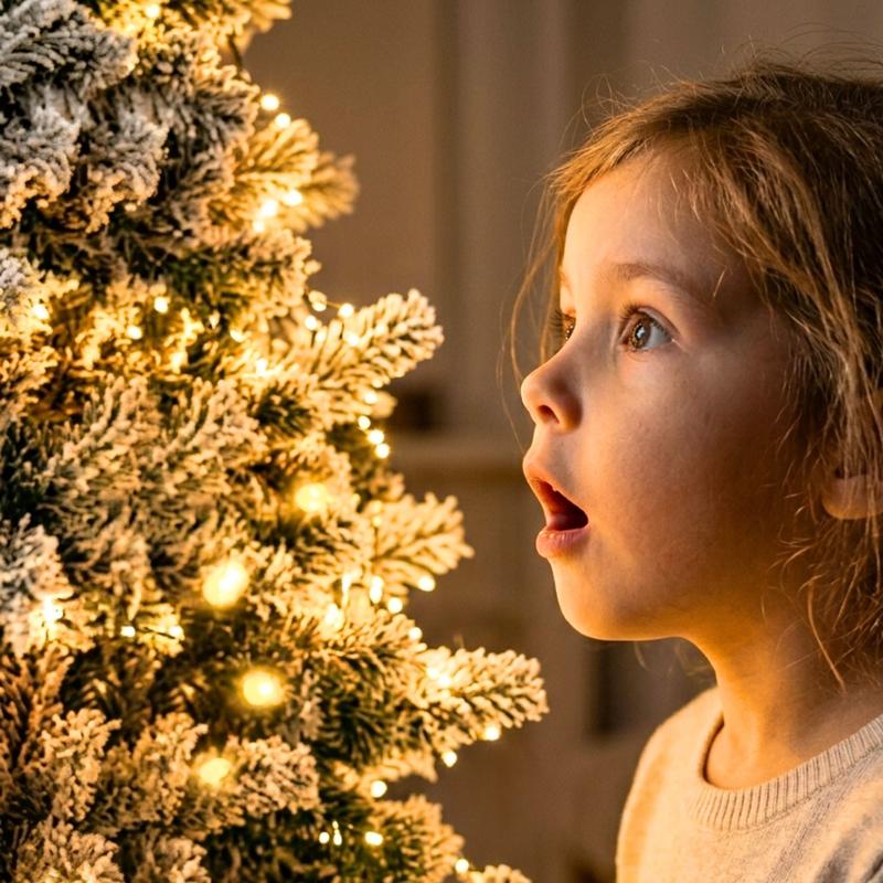 Árbol De Navidad Pino Nevado de 2.10 Mts. GRATIS PIE DE ÁRBOL NAVIDEÑO, CUBIERTA PARA BASE DE ÁRBOL DE 90 CM.
