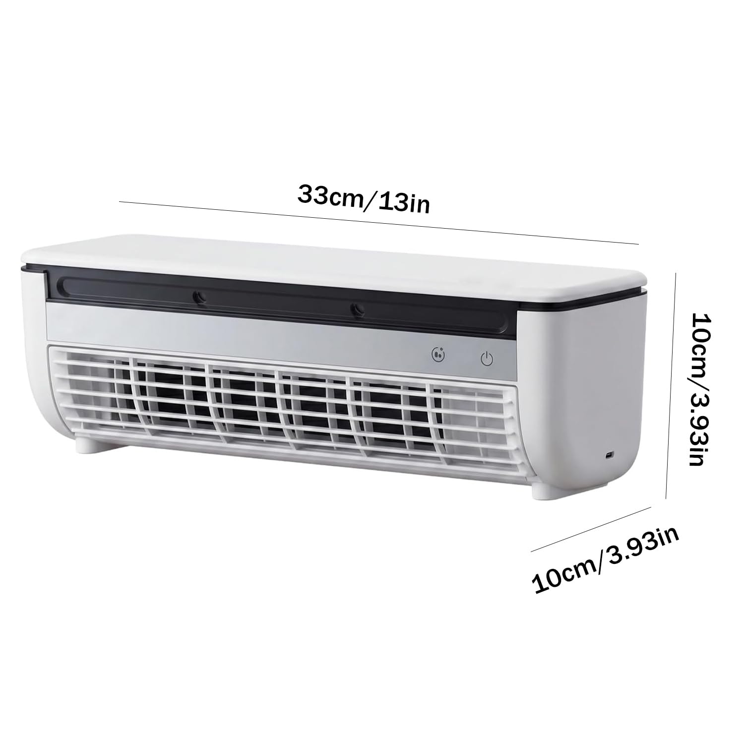 Aire Acondicionado de Pared con Enfriamiento Rápido y Batería de 6000 mAh, Refrigerador USB Portátil con Control Remoto para Cocina, Dormitorio, Escritorio