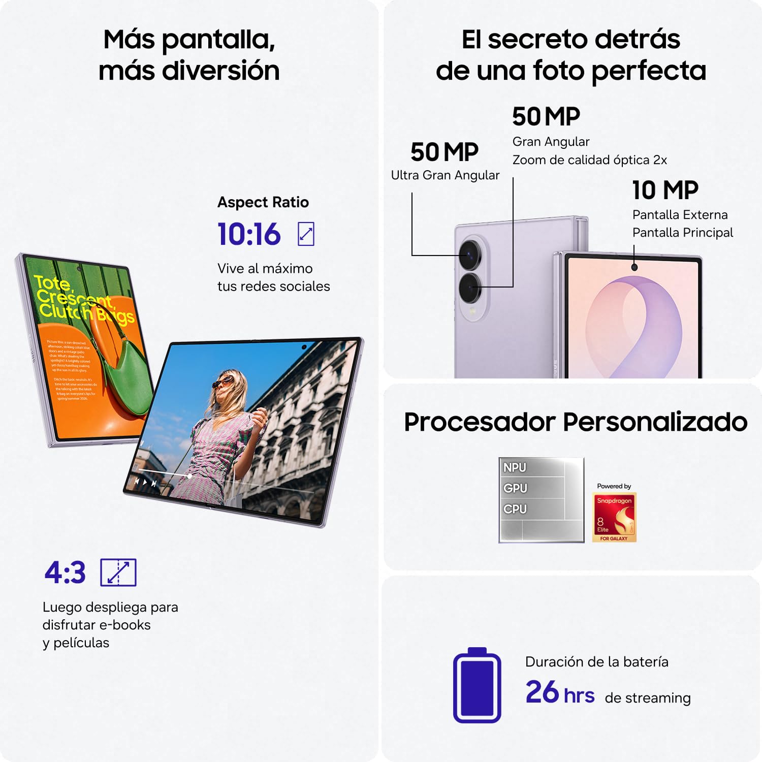  Galaxy Z Fold8 Lavanda 512GB