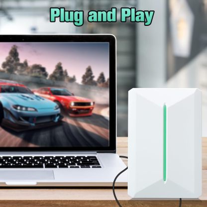 Retro Game Console Hdd 500GB, Plug and Play Video Game Console with Built in 38291 Game, Emulator Console Compatible with 50 Game Emulators, Playnite&Retrobat 2 Game Syatem in 1, Portable Game Console