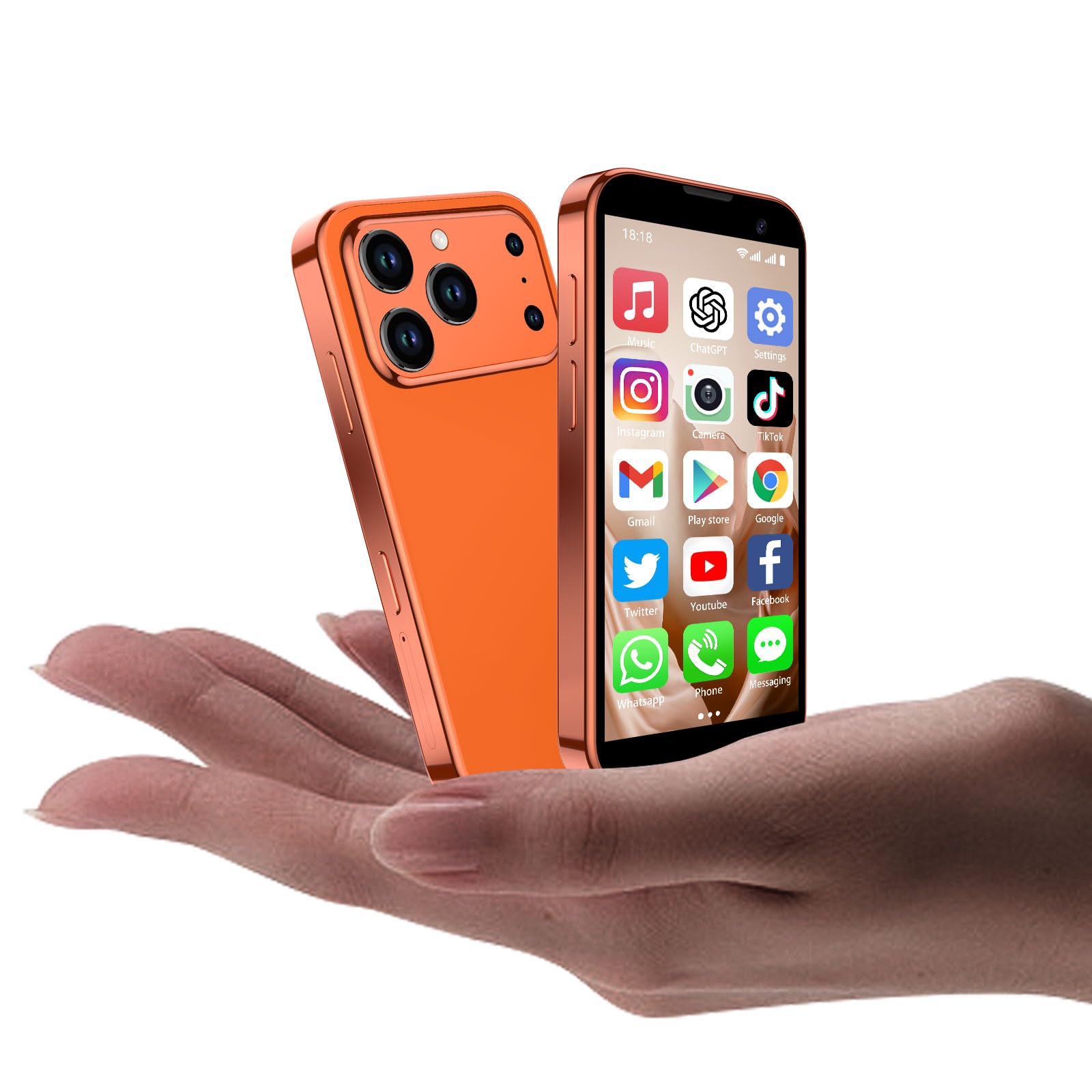 Mini smartphone de 4,5 pulgadas Android 14,doble SIM doble standby, compacto y portatil Igran bateria I2G/3G desbloqueado, escompatible con WiFi, Bluetooth, GPS I puedehacer llamadas, escuchar MP3, ver MP4, jugarjuegos, descargar aplicaciones, Cute Gift M