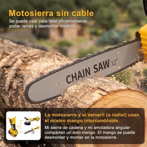 Kit Taladro Inalámbrico + Llave de Impacto 21V, Pistola de Impacto 1/2" 650 Nm, Combo 2 en 1 con 2 Baterías de 4.0 Ah, Cargador y Maletín para Auto, Mecánica y Hogar