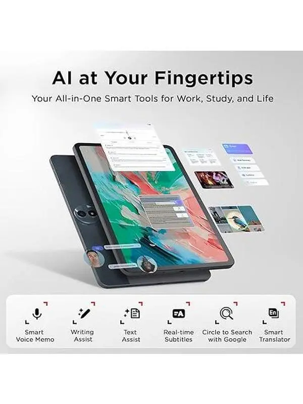 Tableta Android TCL NXTPAPER 11 Gen 2 - Pantalla NXTPAPER 4.0 de 11", bloc de dibujo/cuaderno digital para creadores de contenido, lápiz óptico y funda con tapa incluidos (protección de pantalla), Android 15, herramientas de IA, 6+64 GB/8+128 GB de RAM, b