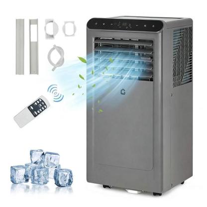 10000 BTU Portable Air Conditioners, 4-In-1 Portable AC Unit for Rooms Up to 350 Sq. Ft, Dehumidifier, Fan, Energy Saving, Remote Control, 24 Hour Timer, Sleep Mode, for Bedroom/Office