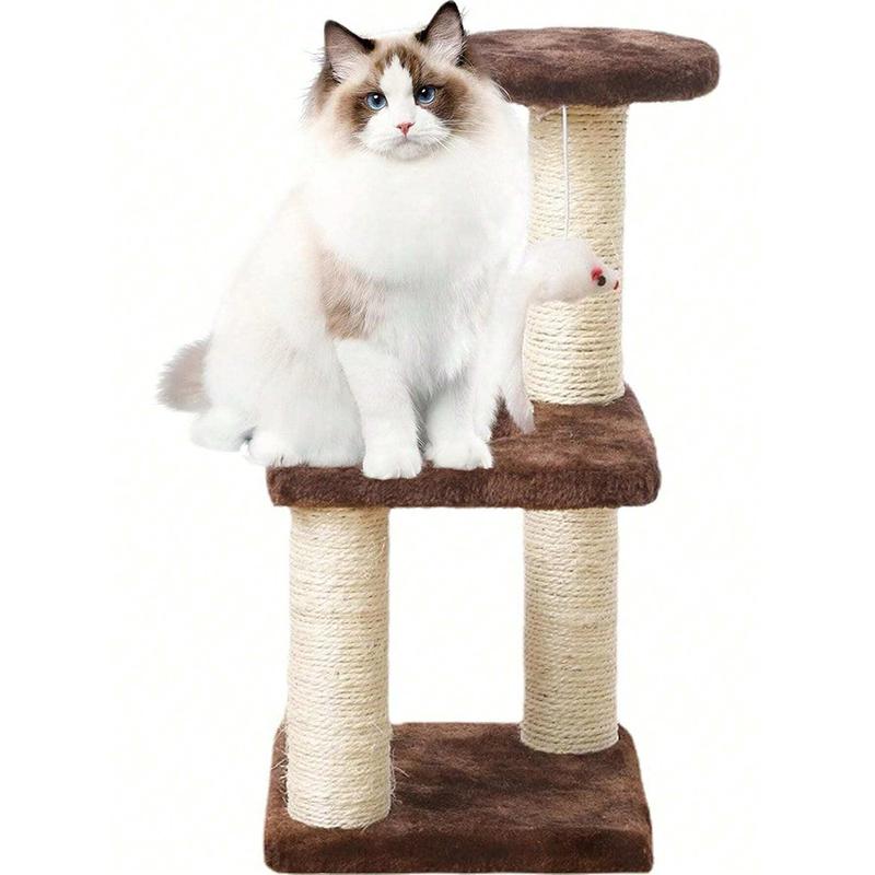 Juguete De Salto Para Gatos Con Estructura Escalada Sisal