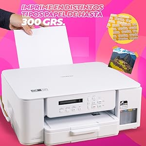 BROTHER Impresora Multifuncional,Tinta continua,DCP-T236DW,InkBenefit Tank,Impresión Dúplex,Wi-Fi