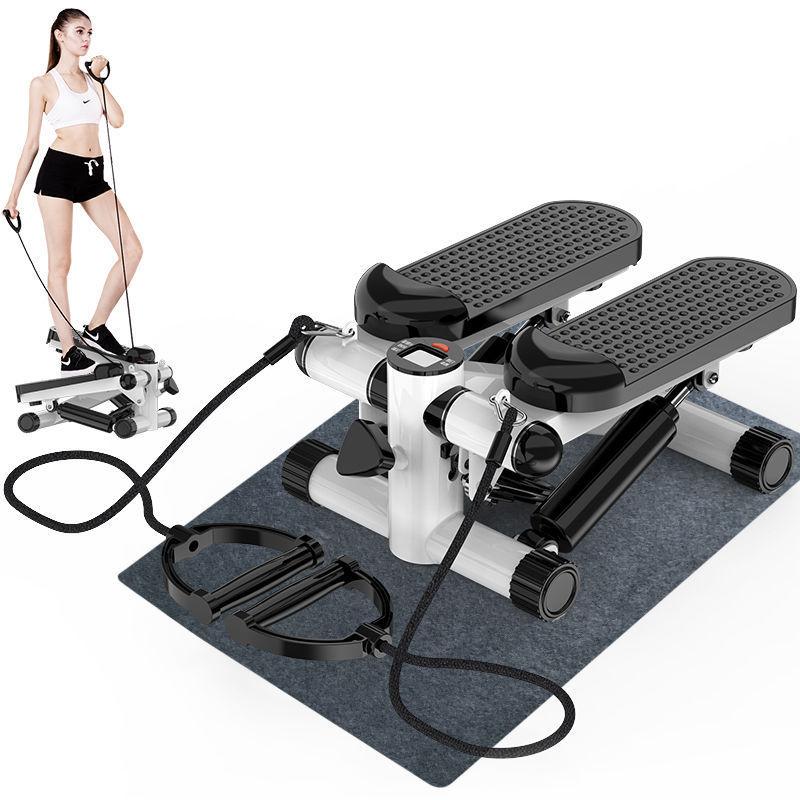 Mini Escaladora Fitness con Monitor LCD y Bandas de Resistencia Removibles para Ejercicio en Casa