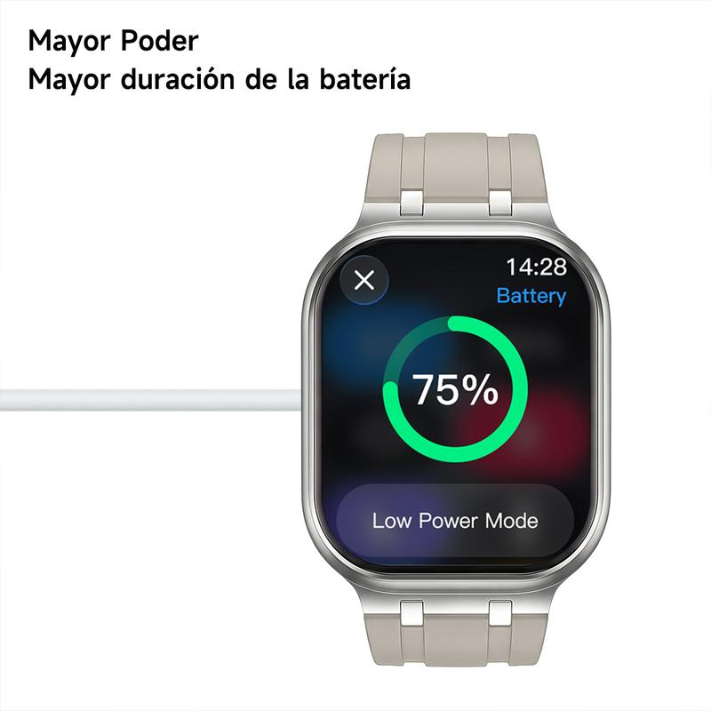 Maxwear AI Ultra 3 Pro cuenta con 4 GB de ROM, admite enviar y recibir mensajes de WhatsApp, llamadas por Bluetooth, pantalla táctil completa de 49 mm, NFC, GPS, monitorización deportiva y de actividad física, ChatGPT .También incluye 4 correas.