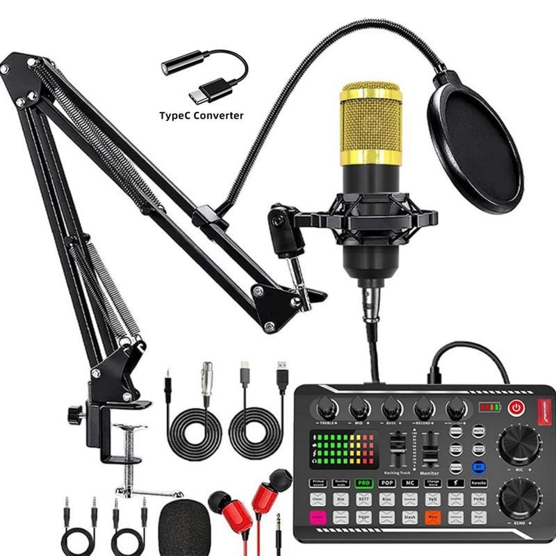 La tarjeta de sonido Safring F998 incorpora efectos de mezcla para DJ y funciones de modificación de voz, con soporte para 16 efectos y efectos de sonido ambiental; es adecuada para retransmisiones en directo, juegos, podcasts y locuciones; el paquete inc