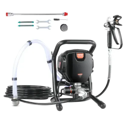 Pulverizador de pintura sin aire de 3000 psi y 750 W para interiores y exteriores, muebles y cercas.
