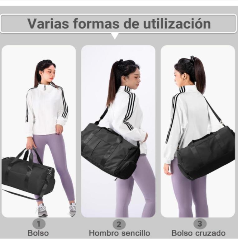 Maleta Bolso Deportiva Bolsa Gym Viaje Mochila Fitness Bag Regalo Ideal para el Día de las Madres de Nylon Ligero Resistente al Agua 47L Gran Capacidad Plegable y Fácil de Llevar Ideal para Viajes y Deportes