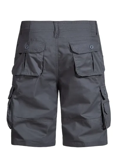 Paquete de 6 pantalones cargo para hombre, shorts tácticos con bolsillos multifuncionales, ideales para golf, senderismo y actividades al aire libre, resistentes, antiarrugas y transpirables