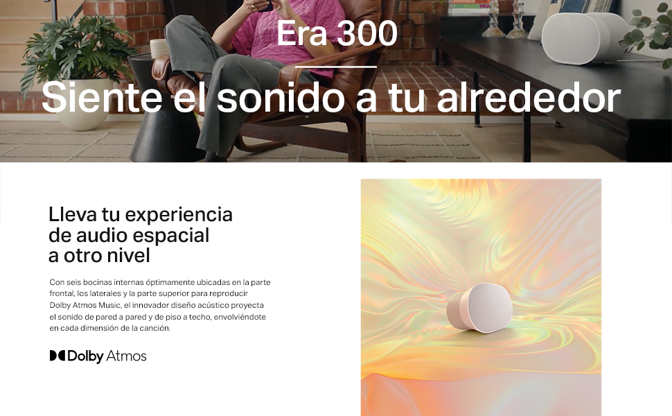 Sonos, Era 300, Bocina, Wi-Fi, Dolby Atmos