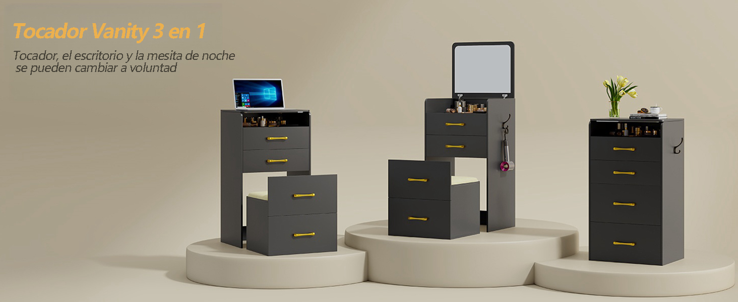 tocador vanity
