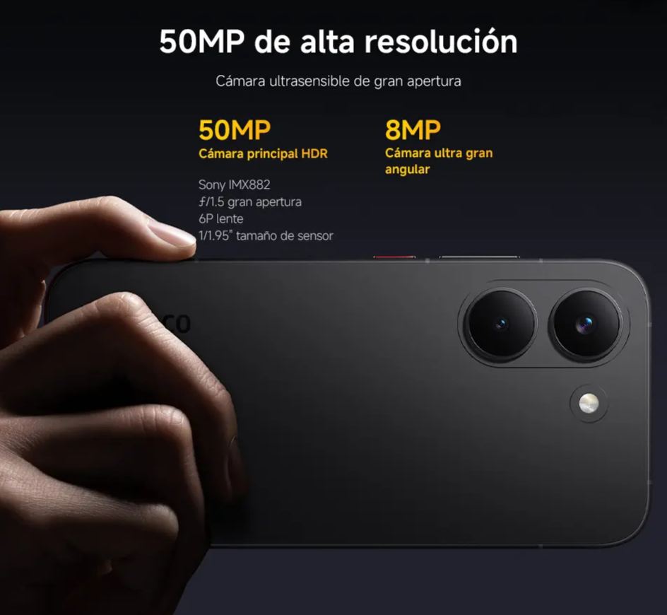 POCO X8 Pro | Con regalo exclusivo | Procesador Dimensity 8500-Ultra | Batería de 6500mAh (típ) con HyperCharge de 100W | Pantalla AMOLED ultrabrillante de 1.5K y 120Hz | Cámara Sony IMX882 de 50MP con OIS | Resistencia al polvo y al agua IP68