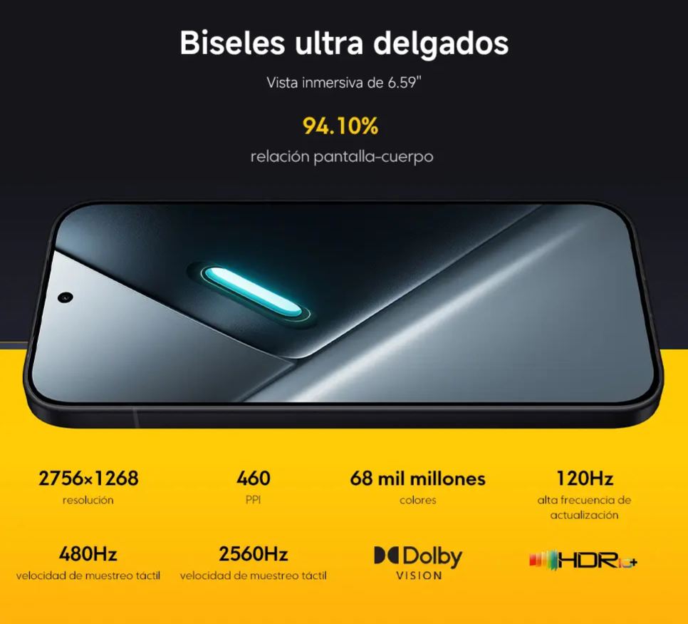 POCO X8 Pro | Con regalo exclusivo | Procesador Dimensity 8500-Ultra | Batería de 6500mAh (típ) con HyperCharge de 100W | Pantalla AMOLED ultrabrillante de 1.5K y 120Hz | Cámara Sony IMX882 de 50MP con OIS | Resistencia al polvo y al agua IP68