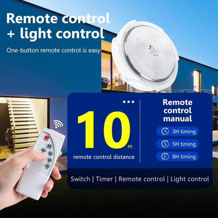 Lámpara de techo LED solar impermeable para interiores SUNNY-S (COMPRA 1 Y LLÉVATE 1 GRATIS)