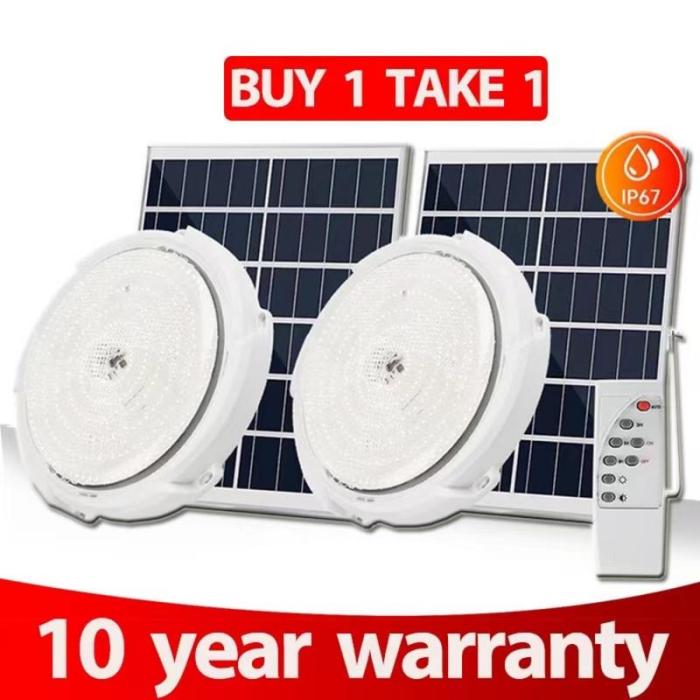 Lámpara de techo LED solar impermeable para interiores SUNNY-S (COMPRA 1 Y LLÉVATE 1 GRATIS)