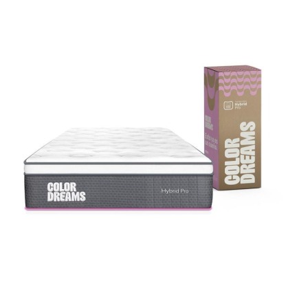 Colchón Color Dreams Pro Hybrid con Eurotop | Híbrido | 28cm | Eurotop + Pocket Coils + Memory Foam