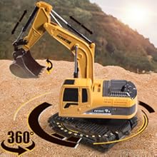 Excavadora RC de 6 Canales