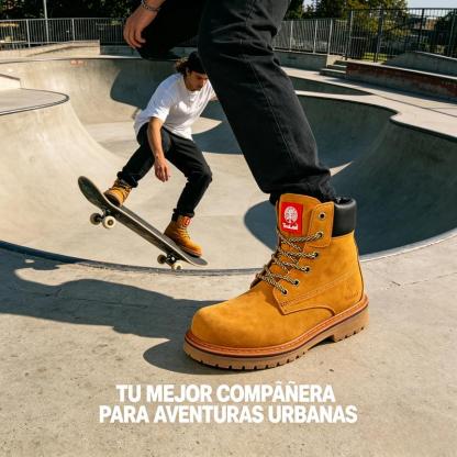Botas Camperas Amarillas Estilo Resistente al Agua para Hombre y Mujer Suela Antideslizante para Trabajo y Senderismo Moda Urbana