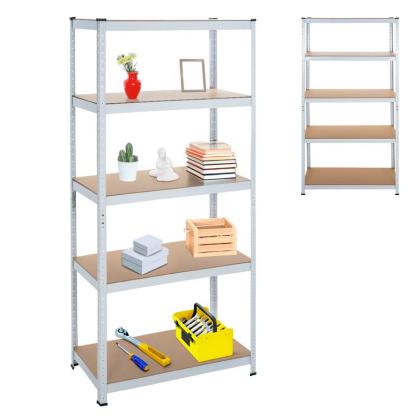 Rack Estante Metálico Mueble Organizador Gabinete Anaquel 5 Niveles Multifuncional 2 en 1 Selectshop