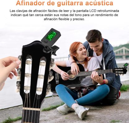 Kit de Guitarra Eléctrica, con Captación del segmento EQ2, Juego de Guitarra Eléctrica para Amantes de la Música y Principiantes, Kit Completo de Iniciación con Púas y Llave Correa para El Hombro