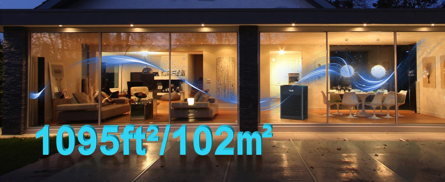 ToLife TZ-K2 Air Purifier for Large Rooms (up to 1095 Ft²). PM 2.5 Display, Auto Mode, Timer, HEPA Filter—removes smoke, pollen, and pet dander! ToLife TZ-K2 Air Purifier for Large Rooms (up to 1095 Ft²). PM 2.5 Display, Auto Mode, Timer, HEPA Filter—removes smoke, pollen, and pet dander!