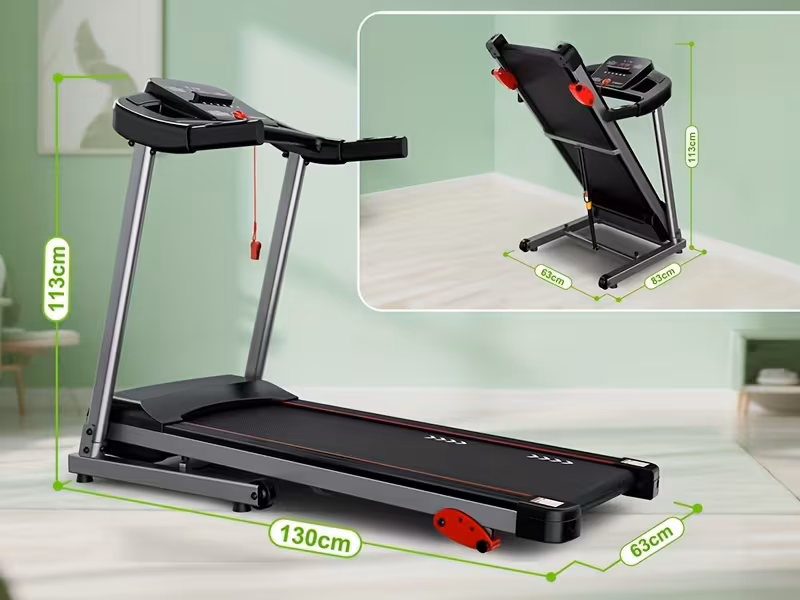 cinta de correr   para hogar   niveles de inclinación   12 km/h, motor de 2.5  , capacidad de carga de 120 kg, compatible con app, entrenamiento de fitness,diseño compacto,equipo de fitness elegante,cinta de correr motorizada,individuos conscientes   salud Detalles del producto 5