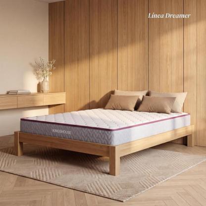 Colchón Matrimonial Kingshouse | Memory Foam 18cm | En Caja