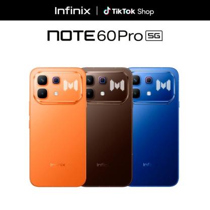 Infinix Note 60 Pro 5G 12GB+12GB RAM 256GB | Pantalla AMOLED 6.78" 1.5K 144Hz | Snapdragon 7s Gen 4 | Batería 6000mAh Carga Rápida 90W | Cámara 50MP OIS | NFC | Dual SIM | Android 16