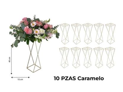 Bases para centros de Mesa PAQUETE DE 10 PZAS.  (Fiestas, Bodas, XV años) Diferentes Diseños. Centros de mesa pack