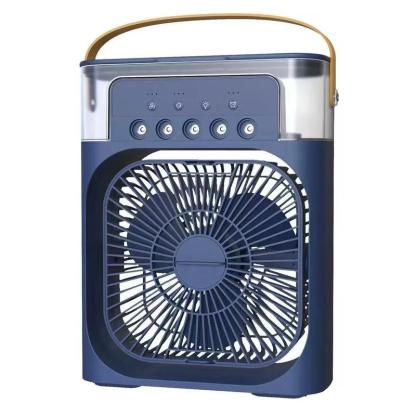 3 In 1 Air Conditioner Fan, Mini Evaporative Air Cooler with Night Light, Cooling Fan with 600ml Water Tank (Support Mobile Power Supply Used Together)