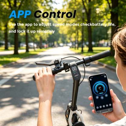 Patinete eléctrico para adultos, autonomía de 30 km, velocidad máxima de 34 km/h, patinete eléctrico urbano con control de crucero, sistema de frenado dual, patinete eléctrico de 500 W para adultos y adolescentes.