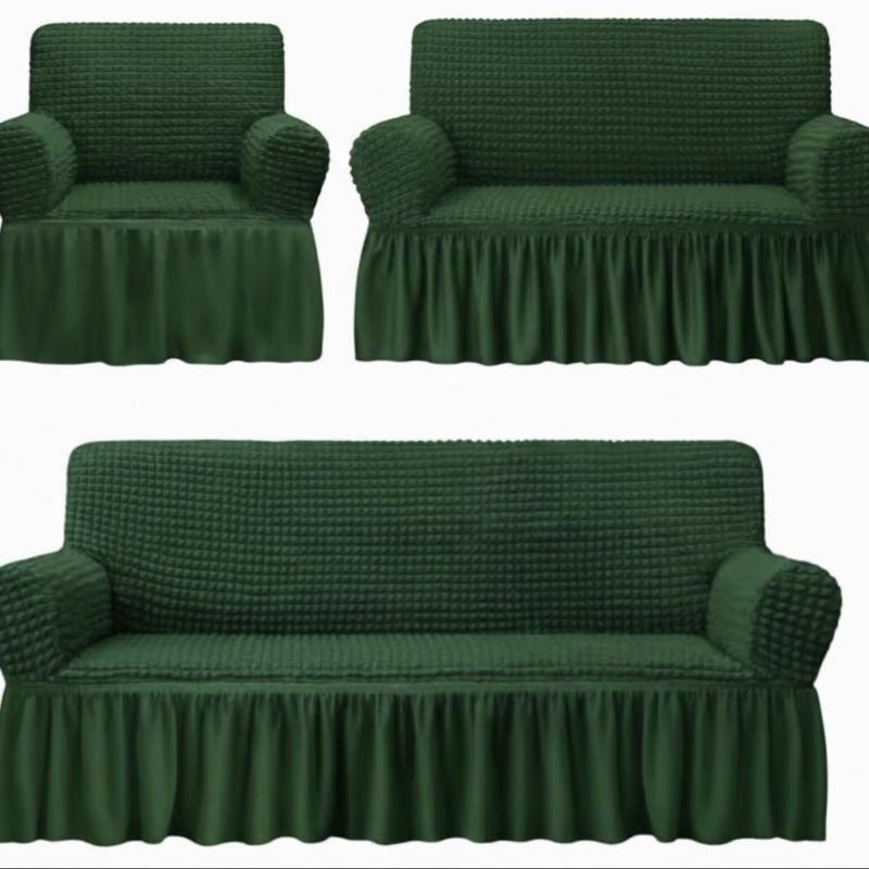 Cubre Sala Stretch Pops con Olan para Sofá Diseño Elegante y Cómodo Impermeable 3 Piezas Bubble Premium Elástico y Lavable
