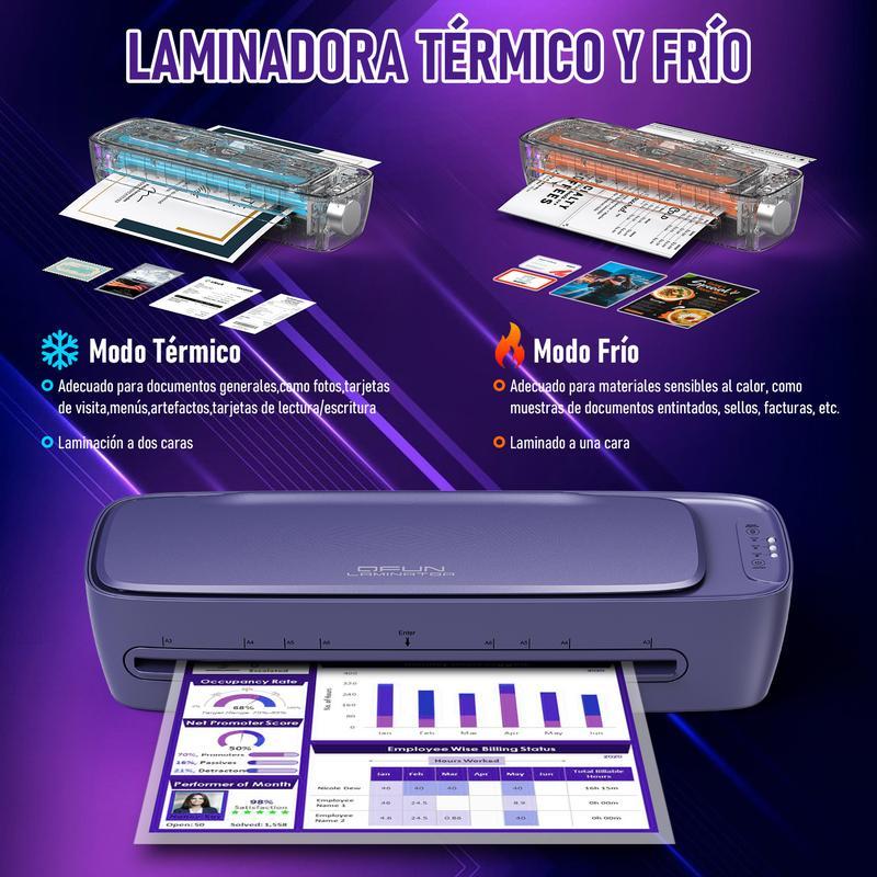 Laminadora Profesional Ablemark A3/A4 | Perfecta para Profesores, Escuelas y Material Escolar SL888