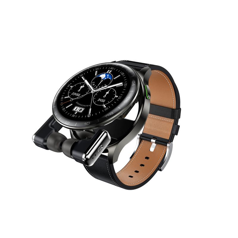 InfiniX XWATCH Pods – Reloj Inteligente con Audífonos Integrados, 2 en 1, Llamadas con Cancelación de Ruido por IA, Pantalla HD 1.39'', 100+ Modos Deportivos, Monitoreo de Salud (Ritmo Cardíaco, SpO2, Sueño), Cuerpo de Metal Premium