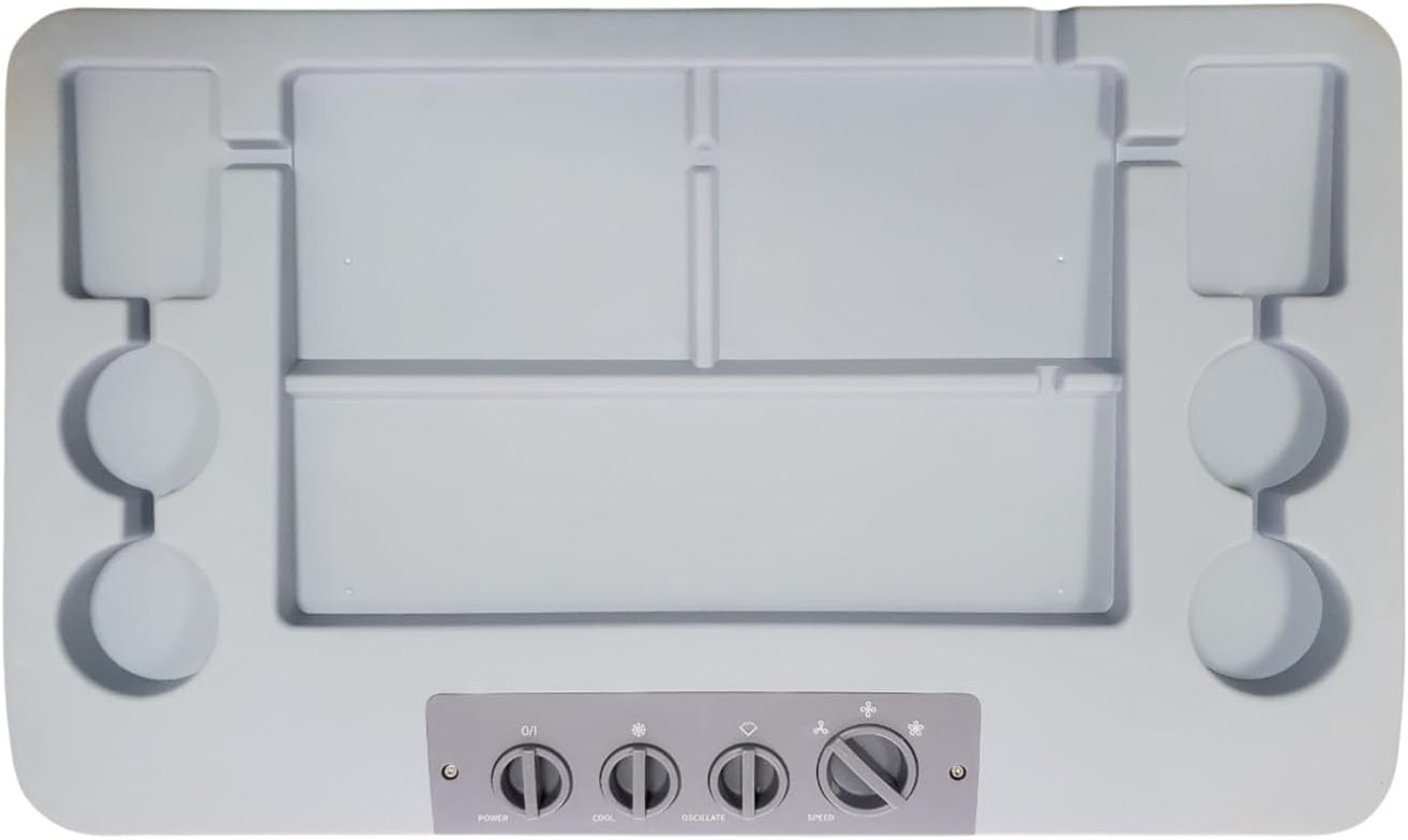 TRK Enfriador Evaporativo Industrial Portátil 60 Litros - Climatizador para Taller y Almacén - 450W