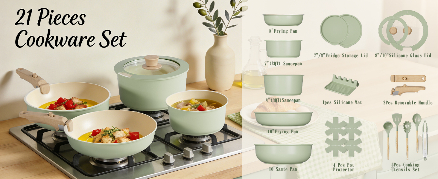Nonstick Ceramic Cookware Set