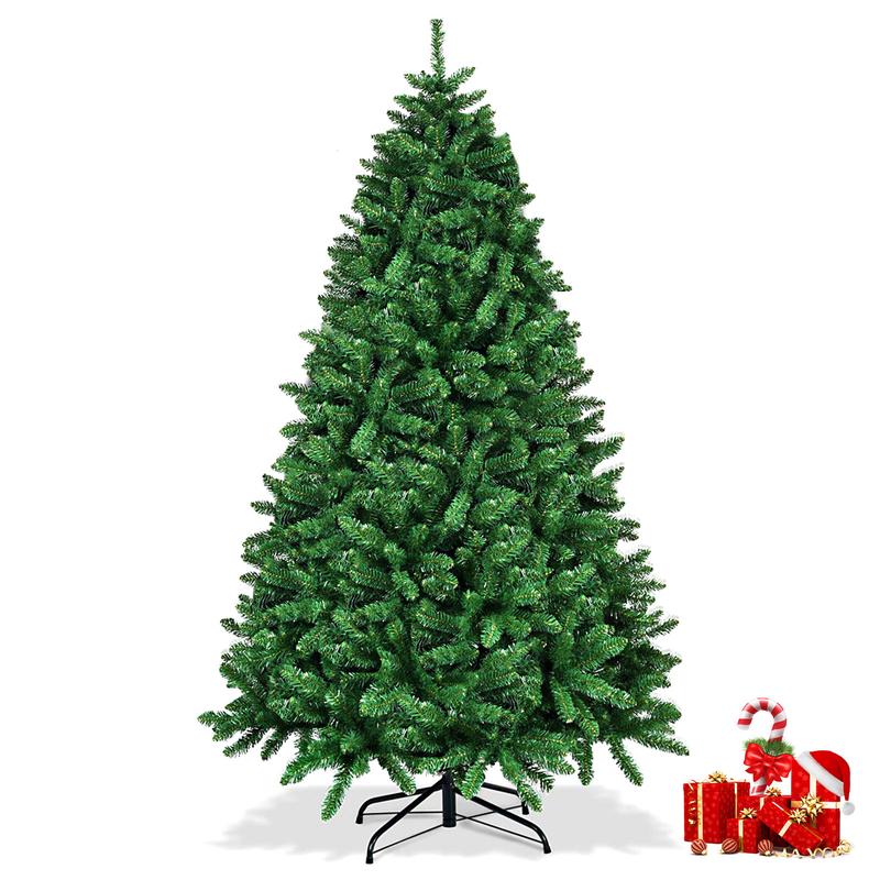  Árbol de Navidad | Pino Navideño | arbolito de Navidad Artificial Frondoso | Base de Metal | 1200 Ramas PVC | Decoración Navideña | mi arbol de navidad | pinos de navidad grandes